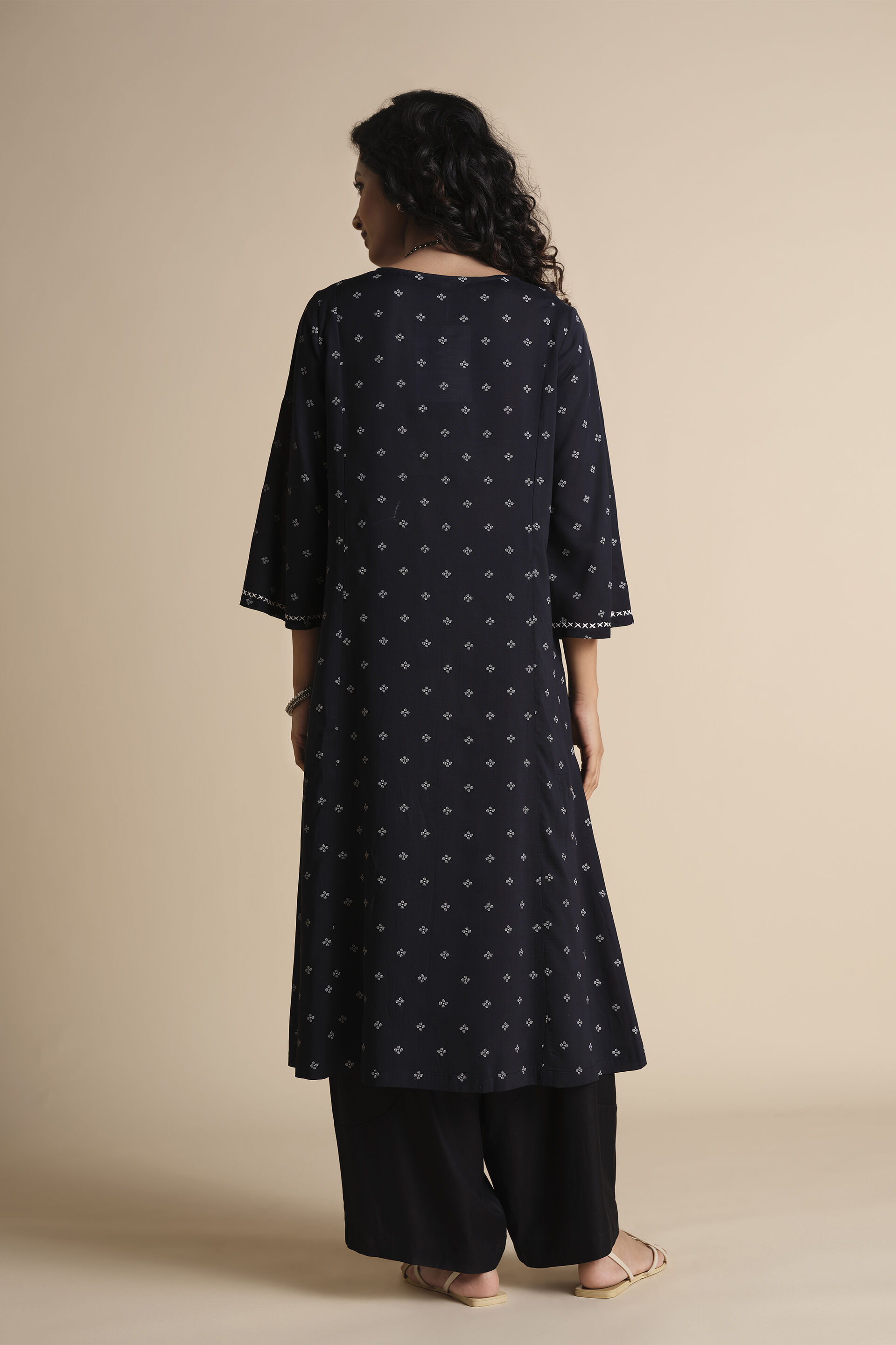 Mann Bhave Kurta, Black, image 5